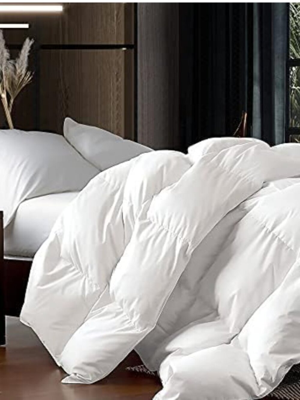 Luxurious Queen Size Goose Down Fiber Waterfowl Feather Fiber Duvet